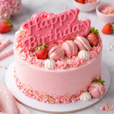 5 Cavity Happy Birthday Script Silicone Mould | Text Design for Chocolates & Cake Decorations | Pack of 1 