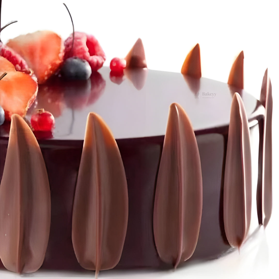 5 Cavity Leaf Petal Silicone Mould | Elongated Botanical Shape for Chocolates & Desserts | Pack of 1 