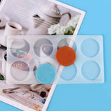 8 Cavity Round Disc Silicone Mould | Multi Cavity Design for Chocolates & Desserts | Pack of 1 