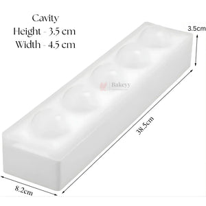 5_Cavity_Silicone_Sphere_Dome_Mould_Set_Chocolate_Bomb_Mousse_Dessert_Dome_Mould_Flexible_Food_Grade_Silicone - Bakeyy.com