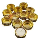 Tea Light Candle Holder| Decorative Diya Stand| Katori Candle Holder| Pack of 12