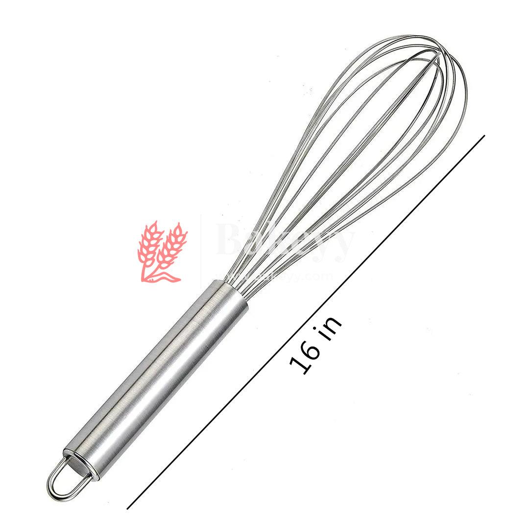 Stainless Steel Balloon Whisk | Durable & Ergonomic Kitchen Tool |for Baking & Cooking|