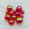 Decorative Transparent Faux Balls for Cake & Party Styling | Cake Décor | Pack of 12