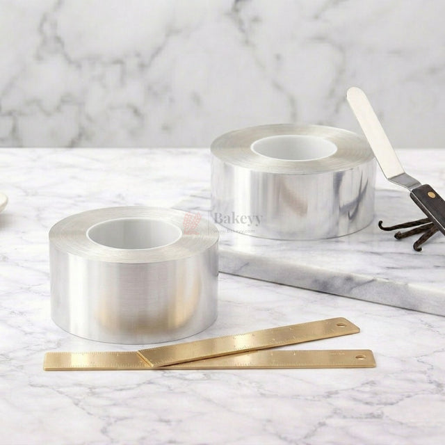 5 cm and 6.5 cm | 2 Sizes | Transparent PVC Pastry Collar Roll | Pack of 1