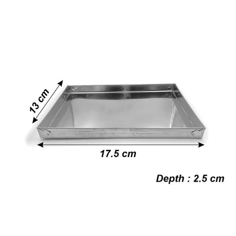 5x7 inch Aluminum Rectangle Cake Pan Mold - Bakeyy.com - India - 5x7 inch Aluminum Rectangle Cake Pan Mold - Default Title