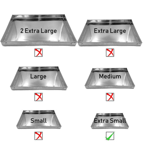 5x7 inch Aluminum Rectangle Cake Pan Mold - Bakeyy.com - India - 5x7 inch Aluminum Rectangle Cake Pan Mold - Default Title