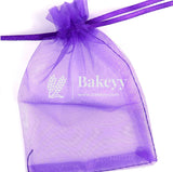13x18 CM | Organza Potli Bags | Light  Purple Colour | Candy Bag| Pack of 50