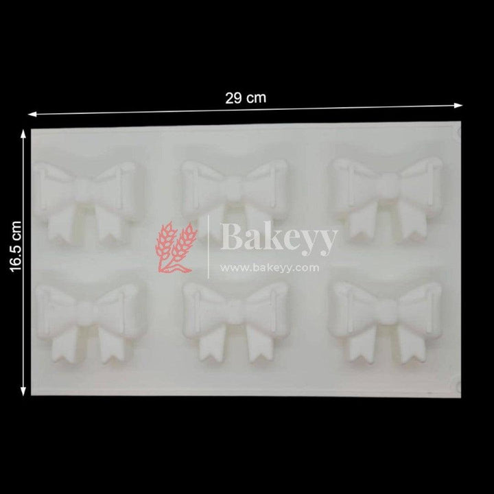 6 Bow Shape Garnishing Cake Molds - Bakeyy.com