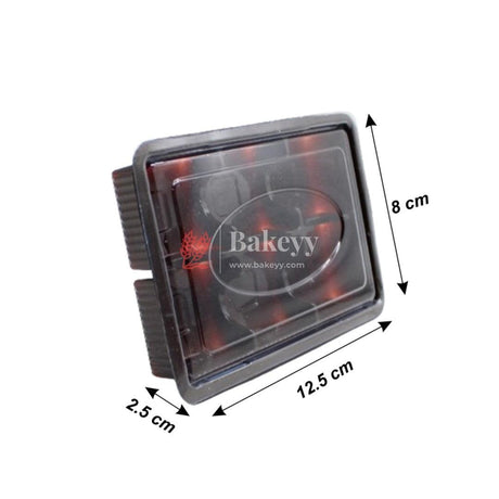 6 Cavity Dream Chocolate Box With Transparent Lid (Pack Of 25) - Bakeyy.com - India - 6 Cavity Dream Chocolate Box With Transparent Lid (Pack Of 25) - Default Title