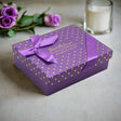 6 Cavity Hard Chocolate Box With Gift Option | Purple Colour - Bakeyy.com - India - 6 Cavity Hard Chocolate Box With Gift Option | Purple Colour - Default Title