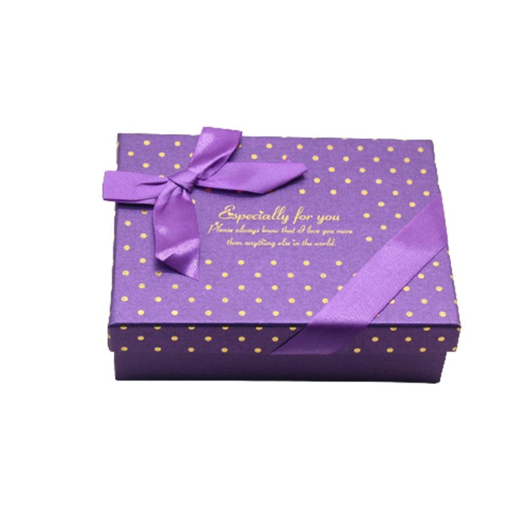 6 Cavity Hard Chocolate Box With Gift Option | Purple Colour - Bakeyy.com - India - 6 Cavity Hard Chocolate Box With Gift Option | Purple Colour - Default Title