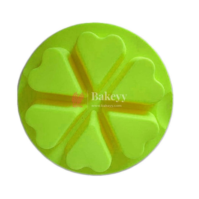 6 cavity Heart Shape Mould | Silicone Mould - Bakeyy.com - India - 6 cavity Heart Shape Mould | Silicone Mould - Default Title