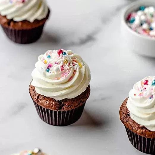 6 CM Brown Colour Cupcake Liners | 1000 pcs | Baking Cup - Bakeyy.com