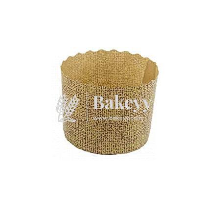 60 g Bake and Serve Round Mould | Paper Baking Mould | Muffin Mould | Pack of 50 - Bakeyy.com