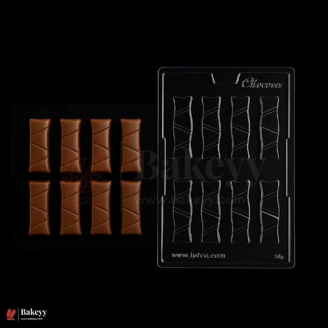 Mould 661-Cacao Chocolate Bar Mould | Baking Accessories | Plastic Chocolate Mould | Party Favor Mould | Pack of 1
