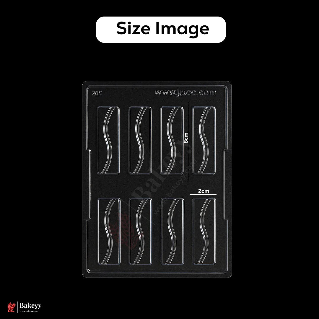Mould 662- Cacao Chocolate Bar Mould | Baking Accessories | Plastic Chocolate Mould | Party Favor Mould | Pack of 1