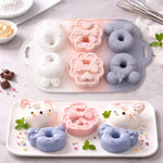 6CavityBunny_BowFloralDonutSiliconeChocolateMould_3 - Bakeyy.com