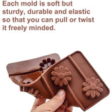 6 Cavity | Daisy Flower Lollipop Silicone Chocolate Mould | Pack of 1 