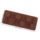 6 Cavity | Daisy Flower Lollipop Silicone Chocolate Mould | Pack of 1 