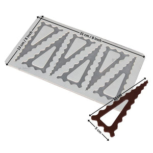 6CavityScallopedTriangleFrameSiliconeMould_2 - Bakeyy.com