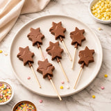 6 Cavity Star Lollipop Silicone Chocolate Mould | Pack of 1