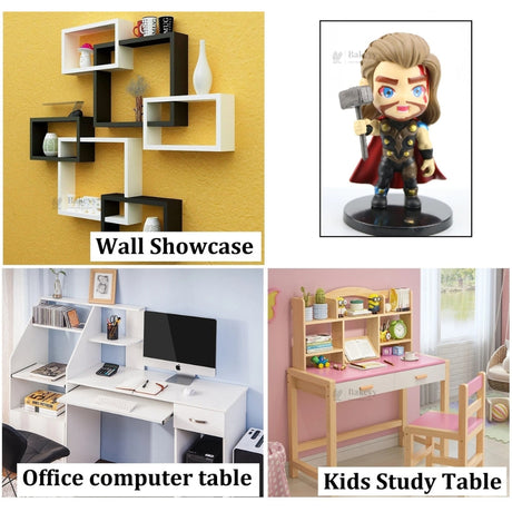 6 Pc Superhero Theme Doll Cake Topper Set | Avengers Style Figures | Party Decoration | Pack of 1