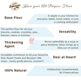 Bakescape All-Purpose Flour 1kg | Your Essential Partner for Perfect Baking Creations | Versatile Culinary Delights for Bakers & Homemakers - Bakeyy.com - India - Bakescape All-Purpose Flour 1kg | Your Essential Partner for Perfect Baking Creations | Versatile Culinary Delights for Bakers & Homemakers - Default Title