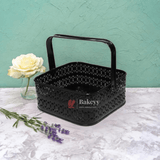 Hamper Basket For Gifting Square |Black Colour | Stylish and Durable Storage Solution| Hamper Basket For Gifting