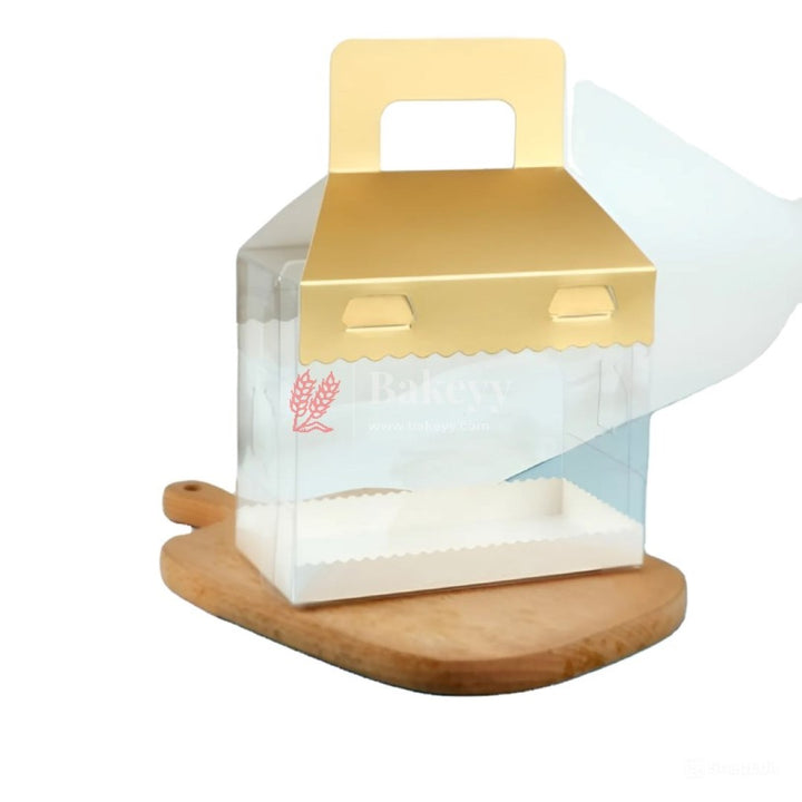 PVC 2 Cavity Cupcake Box | Multi Color | Pack of 10 - Bakeyy.com