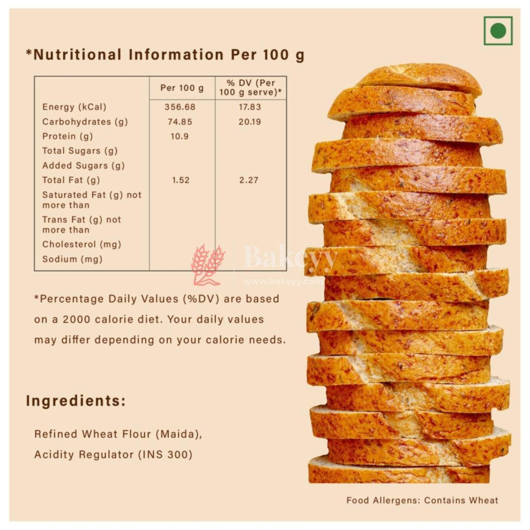 Bakescape T65 Bread Flour (1 kg) | Unbleached, High Protein Content for Perfect Breads, Buns, Bagels, Baguettes, Sourdoughs, Artisanal Breads, Focaccia, Brioche, and More - Bakeyy.com - India - Bakescape T65 Bread Flour (1 kg) | Unbleached, High Protein Content for Perfect Breads, Buns, Bagels, Baguettes, Sourdoughs, Artisanal Breads, Focaccia, Brioche, and More - Default Title