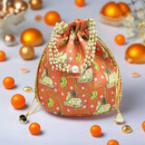 20x20 CM Fancy Potli Bag Return Gifts For Ladies MultiColour - Bakeyy.com - India - 20x20 CM Fancy Potli Bag Return Gifts For Ladies MultiColour - Default Title