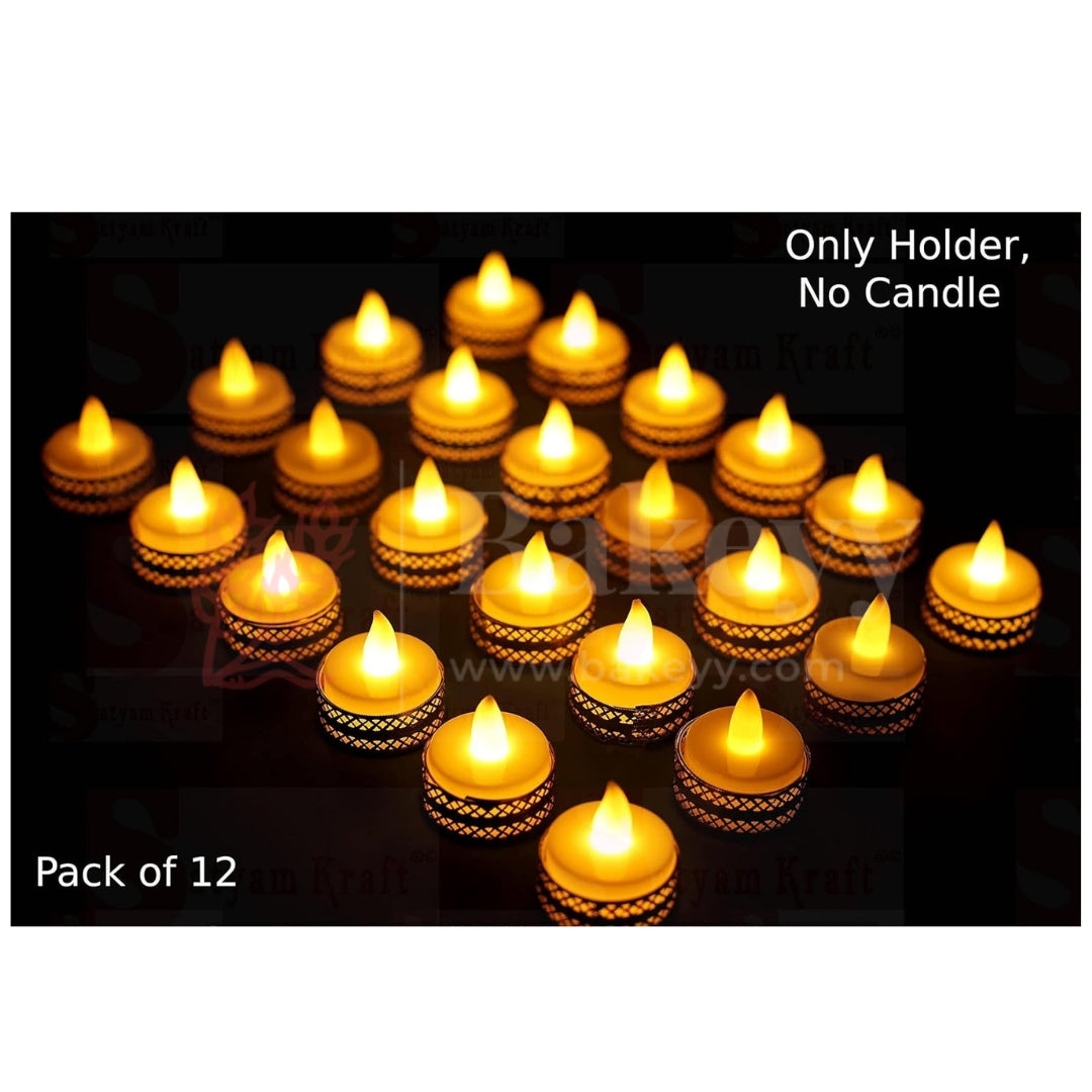 Tea Light Candle Holder| Decorative Diya Stand| Katori Candle Holder| Pack of 12