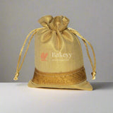 16x20 CM | Elegant Gold Drawstring Gift Bag | Drawstring Bags - Bakeyy.com - India - 16x20 CM | Elegant Gold Drawstring Gift Bag | Drawstring Bags - Default Title