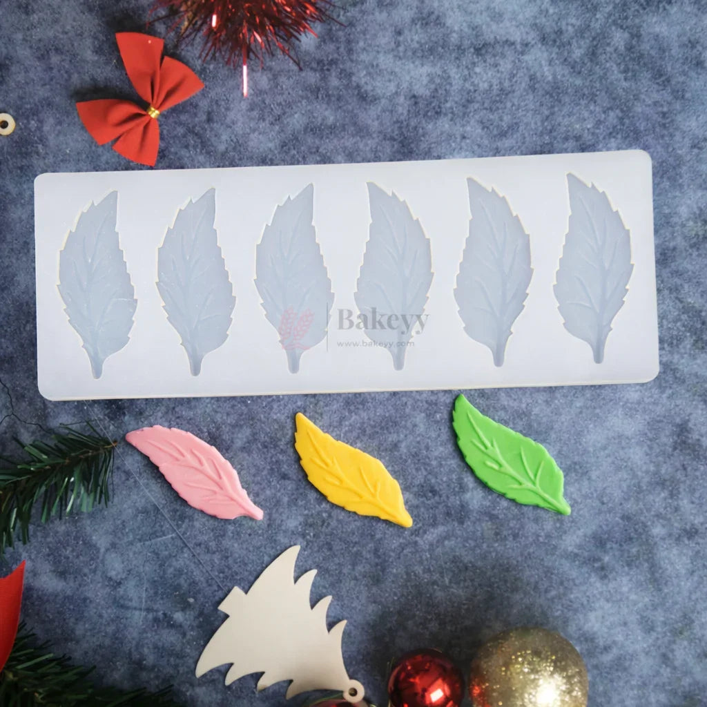 6_Cavity_Leaf_Shape_Chocolate_Fondant_Silicone_Mould_Pack_of_1 - Bakeyy.com