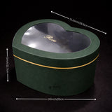 Heart Shape Transparent Lid Gift Box | Premium Hamper Packaging | Different color | Pack of 1