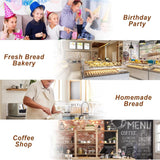 24x12x5 CM Paper Bread Bags | Sourdough Bread Bags | Full Window | Pack Of 50