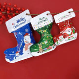 Christmas Fancy Ziplock Stocking Gift Bags – Pack of 50: Perfect for Holiday Gifting - Bakeyy.com - India - Christmas Fancy Ziplock Stocking Gift Bags – Pack of 50: Perfect for Holiday Gifting - Small