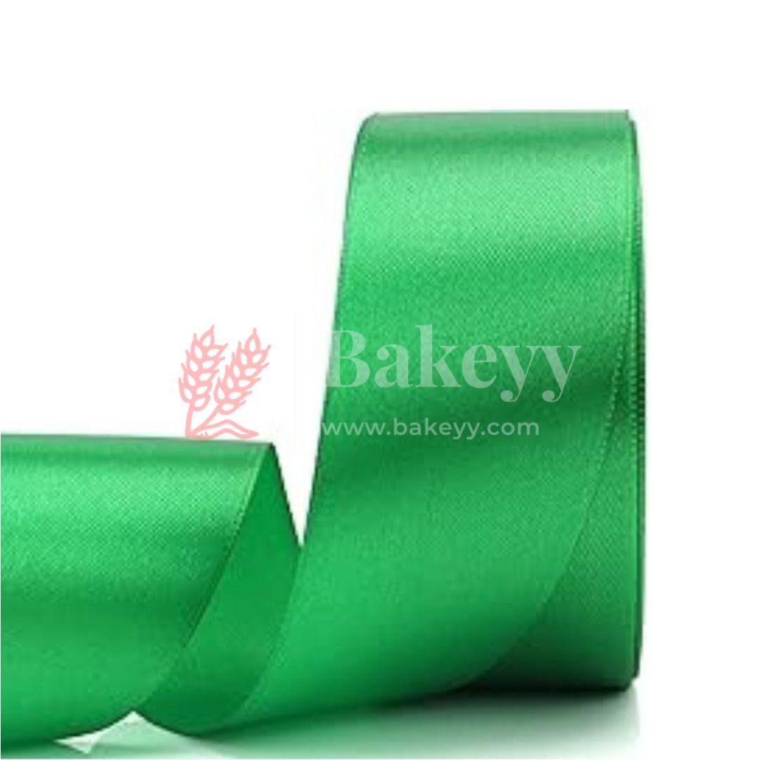 Satin ribbon for decoration | Gift wrapping | School project works | Opening ribbon | Multi-purpose use - Bakeyy.com - India - Satin ribbon for decoration | Gift wrapping | School project works | Opening ribbon | Multi-purpose use - Dark Green