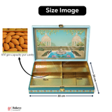 Premium Peacock Garden MDF Dry Fruit & Chocolate Gift Box | Pack of 1