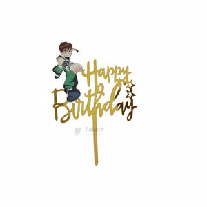 6inchGoldenCartoonHappyBirthdayCakeTopperforKidsBirthdayPartyCartoon_SuperheroThemeCakeDecoration_6 - Bakeyy.com