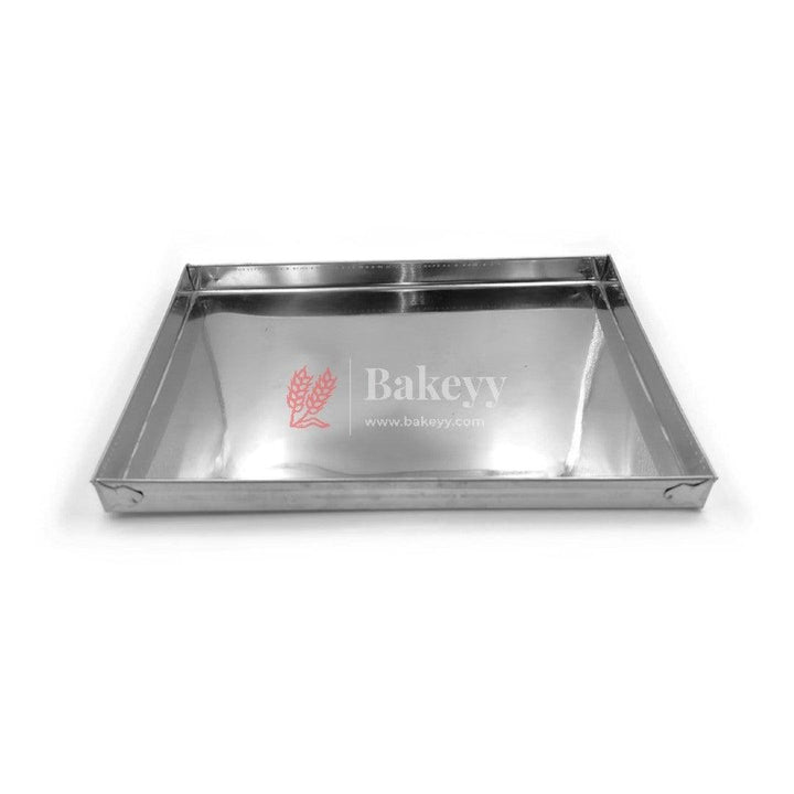 6x8 inch Aluminum Rectangle Cake Pan Mold - Bakeyy.com