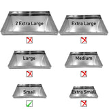 6x8 inch Aluminum Rectangle Cake Pan Mold - Bakeyy.com - India - 6x8 inch Aluminum Rectangle Cake Pan Mold - Default Title