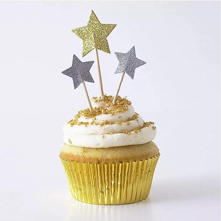 7 CM Gold Colour Cupcake Liners | 500 pcs | Baking Cup - Bakeyy.com