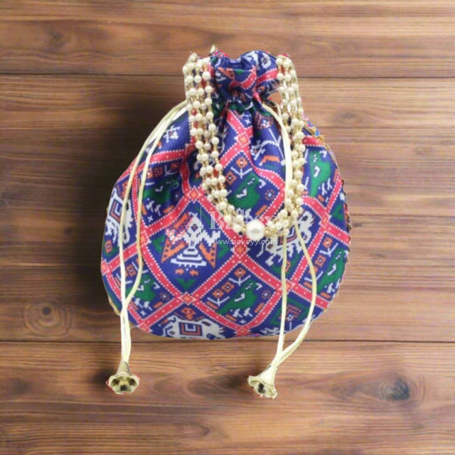 20x24 CM Fancy Potli Bag Return Gifts For Ladies MultiColour - Bakeyy.com - India - 20x24 CM Fancy Potli Bag Return Gifts For Ladies MultiColour - Default Title