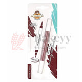 BakeHaven Double‑Tip Edible Marker – Brown | Dual‑Nib Food‑Safe Pen for Cake & Sugar Art| 1 Piece - Bakeyy.com - India - BakeHaven Double‑Tip Edible Marker – Brown | Dual‑Nib Food‑Safe Pen for Cake & Sugar Art| 1 Piece - Default Title