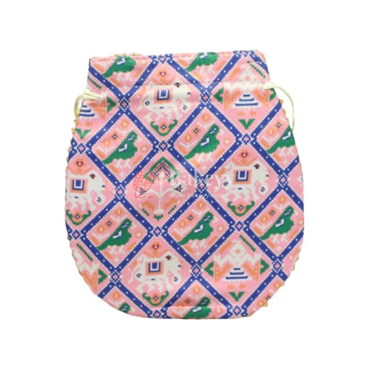 8x9 Fancy Potli Bag Return Gifts For Ladies MultiColour - Bakeyy.com