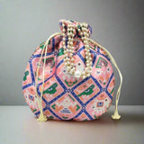 20x24 CM Fancy Potli Bag Return Gifts For Ladies MultiColour - Bakeyy.com - India - 20x24 CM Fancy Potli Bag Return Gifts For Ladies MultiColour - Default Title