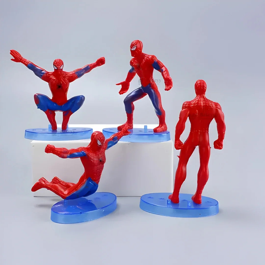 7PcSpidermanCakeTopperSet - Bakeyy.com
