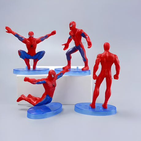7 Pc Spiderman Cake Topper Set | Action Pose Figures | 2 Sizes Available | Pack of 1