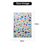 Colorful Edible Wafer Sheet – Vibrant Spring Floral Design | Pack Of 1